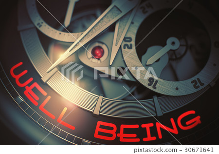 Well Being on Fashion Pocket Watch Mechanism. 3D. 30671641