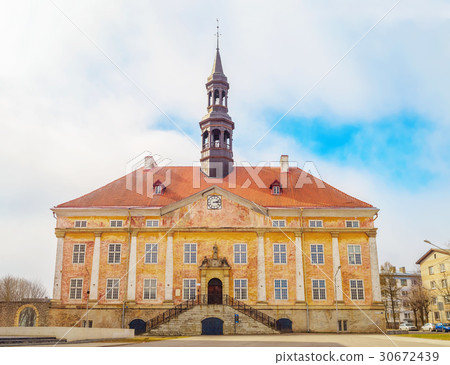 Old Narva Town Hall main facade. Old Narva Town Hall main facade. 30672439