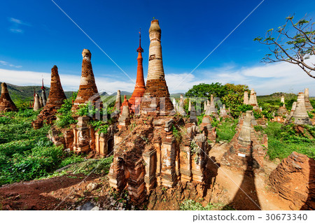Shwe Inn Dein Pagoda Inle Lake Shan state Myanmar 30673340
