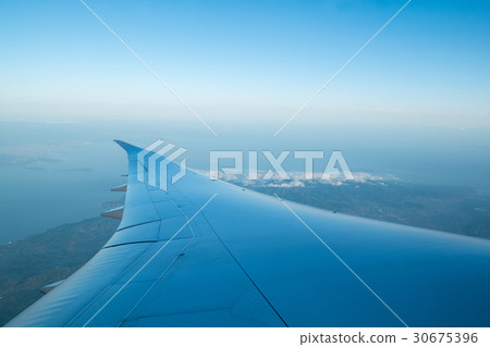 wing of an airplane wing of an airplane 30675396