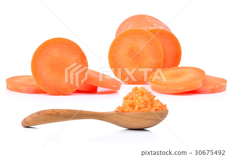 Carrot isolated on a white background. Carrot isolated on a white background. 30675492