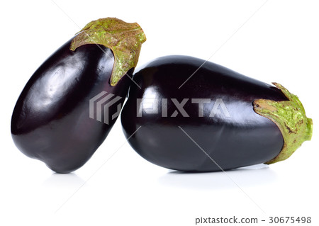 eggplant isolated on white background eggplant isolated on white background 30675498