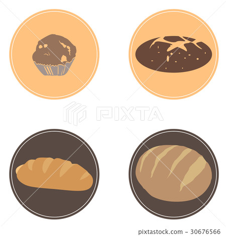 Set of bakery products 30676566