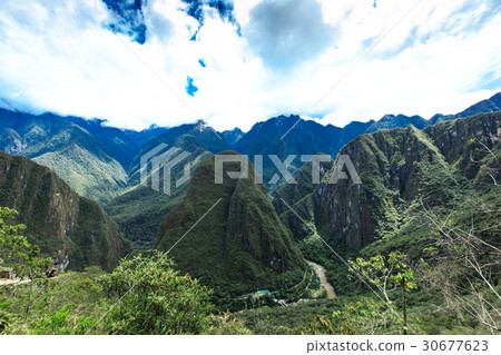 Machu Picchu, a UNESCO World Heritage Site 30677623