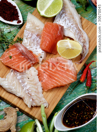 Raw Fish and Spices 30678045