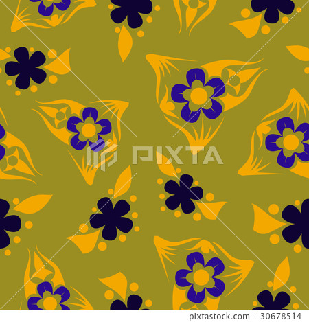 floral abstract pattern 30678514