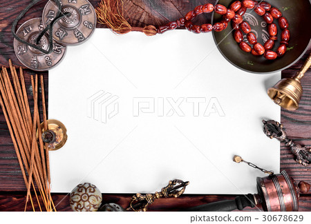 Tibetan musical instruments for meditation Tibetan musical instruments for meditation 30678629