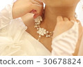 A bride wearing a necklace 30678824