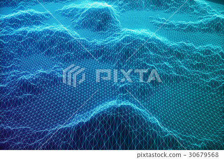 3D illustration internet connection, abstract 30679568