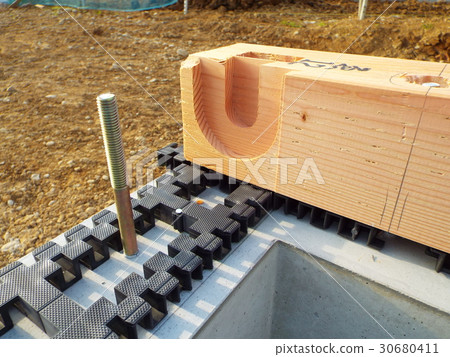 包裝放在木屋的基礎上,在地板下通風 包裝放在木屋的基礎上,在地板下通風 30680411