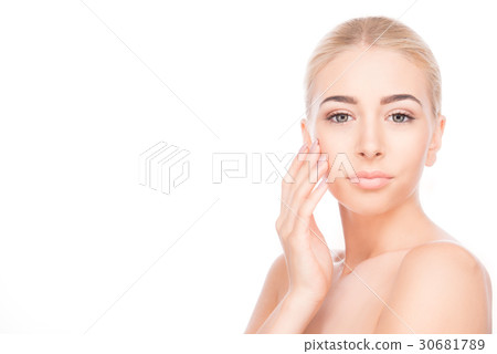 Young woman beauty and spa skin care 30681789
