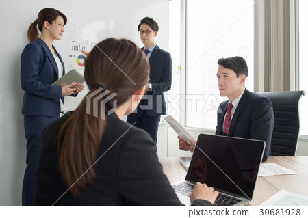 Meeting Business Person Global Image 30681928