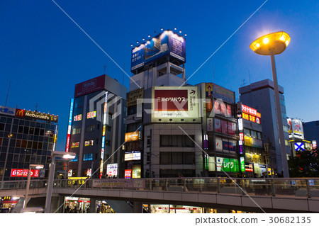 Dusk of Kita-senju Station Dusk of Kita-senju Station 30682135