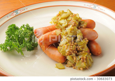 Sausage and grain mustard 30683073
