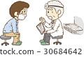 A man who receives a diagnosis at a hospital 30684642
