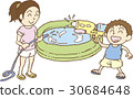 Playing in the water outside 30684648