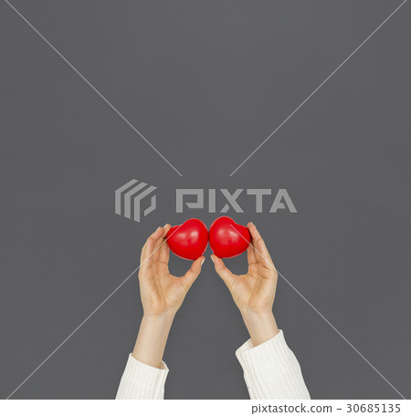 Hands Holding Heart Love Romance 30685135