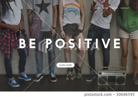 Simplicity Attitude Be Positive Word 30686595