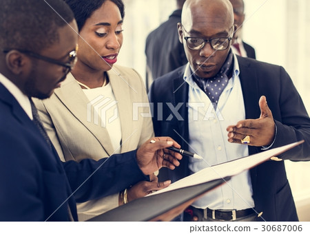 Diverse Business People Meeting Partnership Diverse Business People Meeting Partnership 30687006