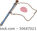 Japanese flag 30687021
