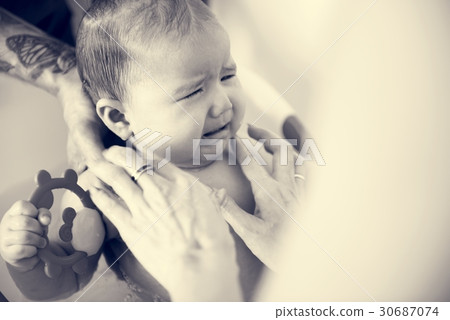 Mother and Baby Newborn Love Emotional Family Mother and Baby Newborn Love Emotional Family 30687074