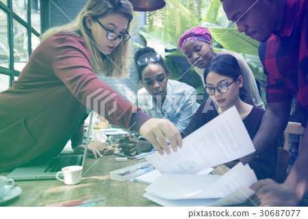 Photo Gradient Style with Friends People Group Teamwork Diversity Photo Gradient Style with Friends People Group Teamwork Diversity 30687077