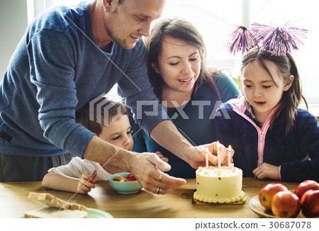 Family Event Birthday Party Togetherness Happiness Family Event Birthday Party Togetherness Happiness 30687078