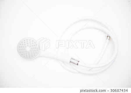 white shower head equipment for bathroom 30687434