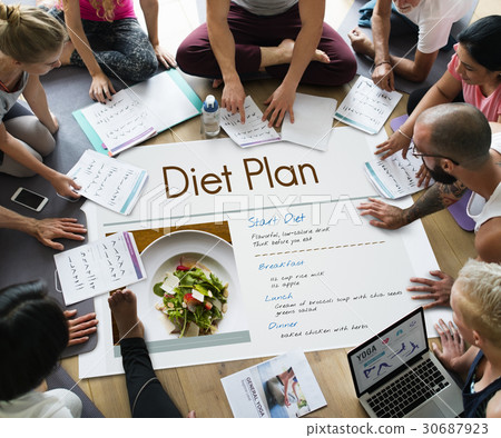 Wellness Diet Plan Healthy Living Icon Wellness Diet Plan Healthy Living Icon 30687923