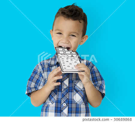 Child Boy Studio Portrait Gesture Child Boy Studio Portrait Gesture 30689868