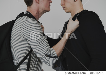 Teen Fight Anger Conflict Violence Aggression 30690215