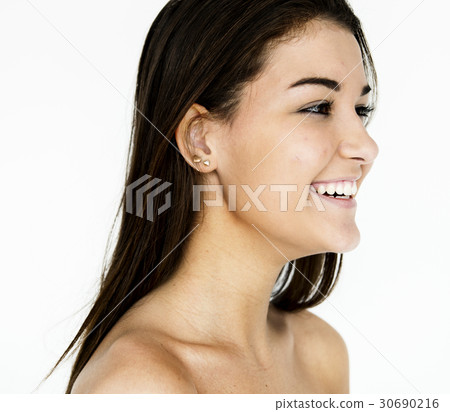 A girl is in a studio shoot 30690216