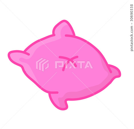 pink pillow isolated illustration pink pillow isolated illustration 30690338
