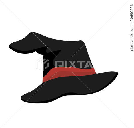 Witch hat isolated illustration Witch hat isolated illustration 30690358