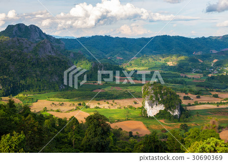Phu Langka National Park, Phayao, Thailand. Phu Langka National Park, Phayao, Thailand. 30690369