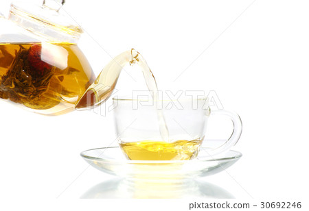 Glass cup of tea Glass cup of tea 30692246