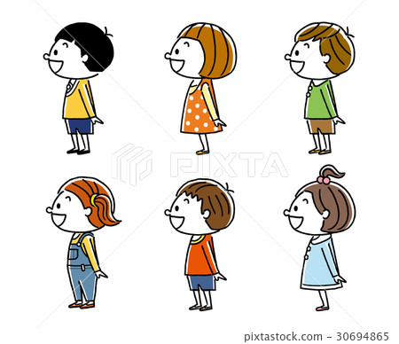 Children: Boys and girls, landscape 30694865