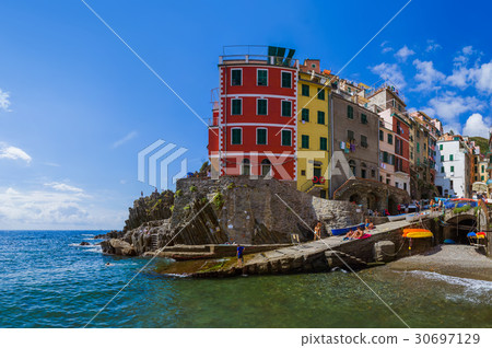 Riomaggiore in Cinque Terre - Italy Riomaggiore in Cinque Terre - Italy 30697129