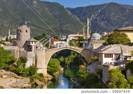 Old Bridge in Mostar - Bosnia and Herzegovina 30697459
