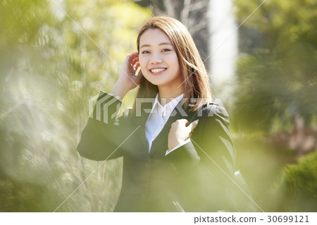 Business woman outdoors 30699121