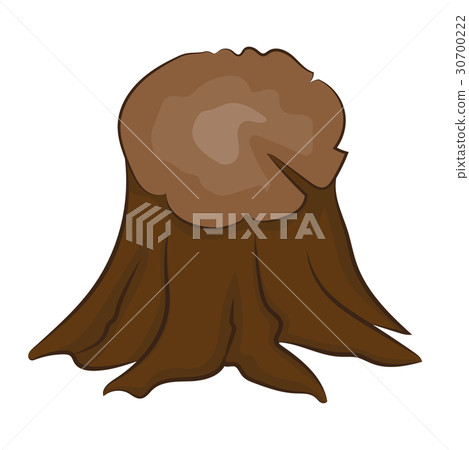 tree stump isolated 30700222