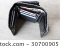 open black woman wallet with money and id cards 30700905