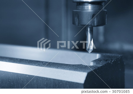 The center drill tool on the CNC milling machine 30701085