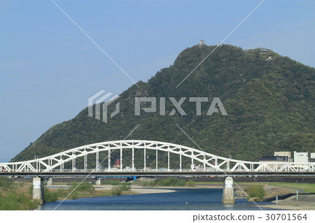 Gifu Castle seen from Nagara River Gifu Castle seen from Nagara River 30701564