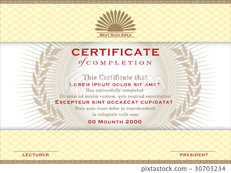 Grand Certificate Template Grand Certificate Template 30703234