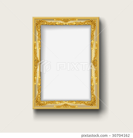 vintage gold picture frame vintage gold picture frame 30704162