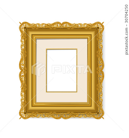 vintage gold picture frame  30704250