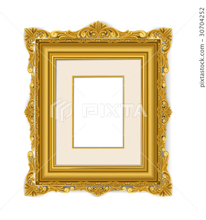 vintage gold picture frame  30704252