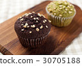 Cocoa muffin and Matcha Muffin 30705188