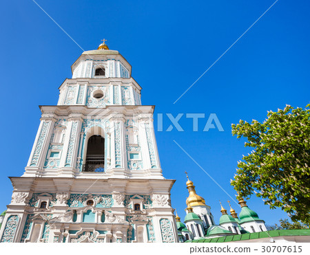 facade of belltower of Saint Sophia Cathedral 30707615